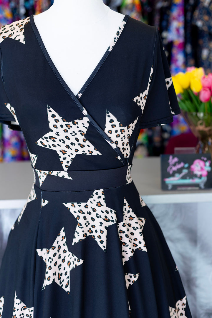 Leopard Stars Lyra Dress