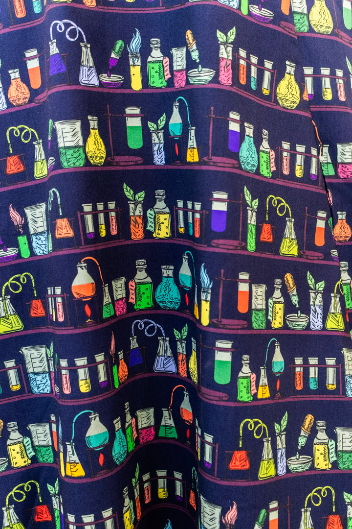 Mabel Blue Science Shirt Dress