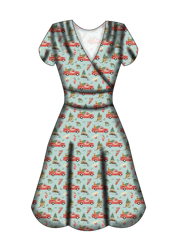Maeve Swing Dress - Aussie Christmas - Preorder for dispatch 28th of October