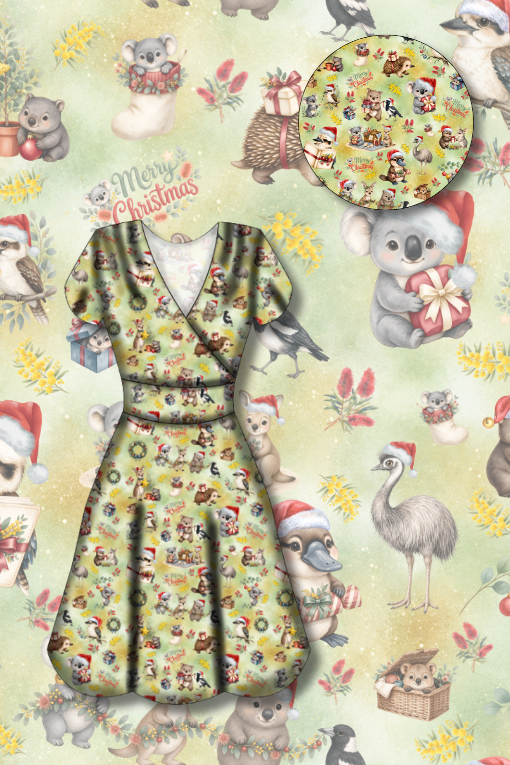 PREORDER - Maeve Swing Dress - Aussie Bush Buddies - Estimated dispatch date 29th of October