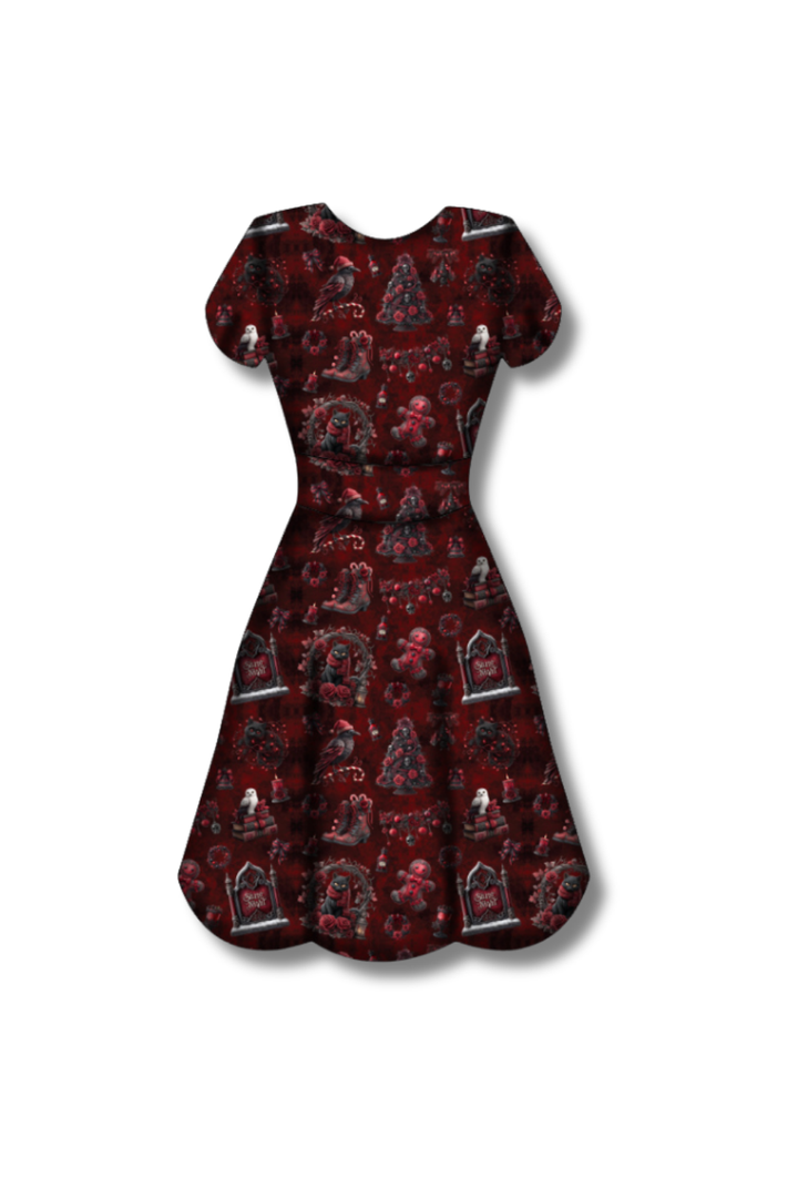 PREORDER - Maeve Swing Dress - Not So Silent Night - Estimated dispatch date 29th of October