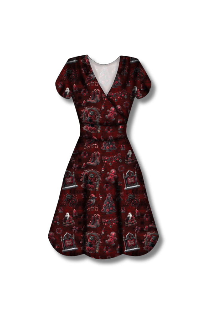 PREORDER - Maeve Swing Dress - Not So Silent Night - Estimated dispatch date 29th of October