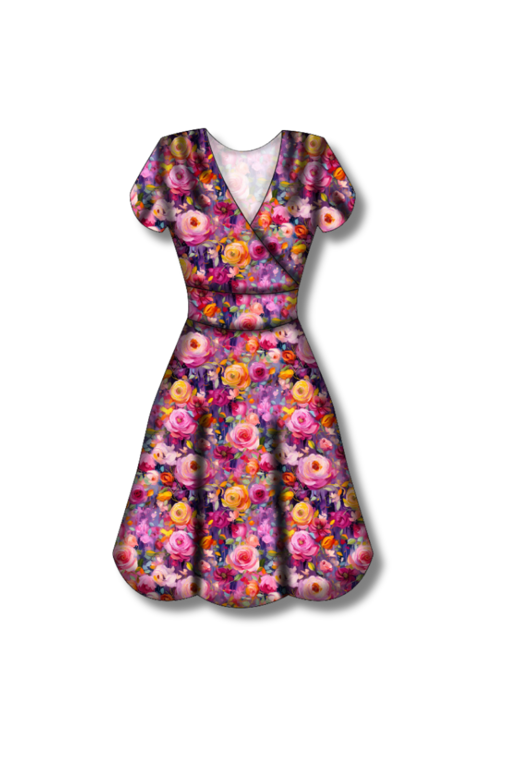 PREORDER - Maeve Swing Dress - Painted in Bloom - Estimated dispatch date 27th of October