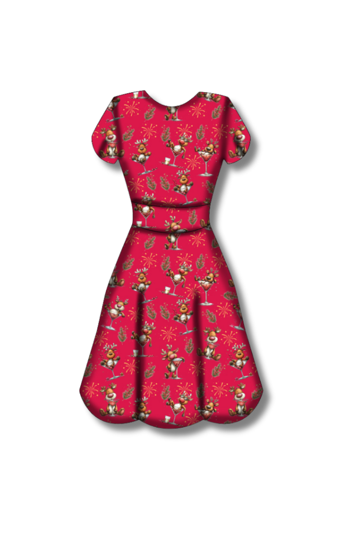 PREORDER - Maeve Swing Dress - Rudolph After Hours - Estimated dispatch date 29th of October