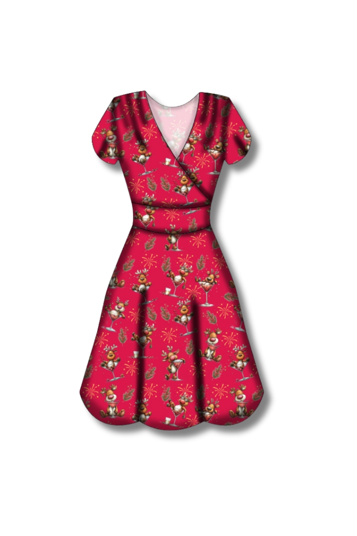 PREORDER - Maeve Swing Dress - Rudolph After Hours - Estimated dispatch date 29th of October