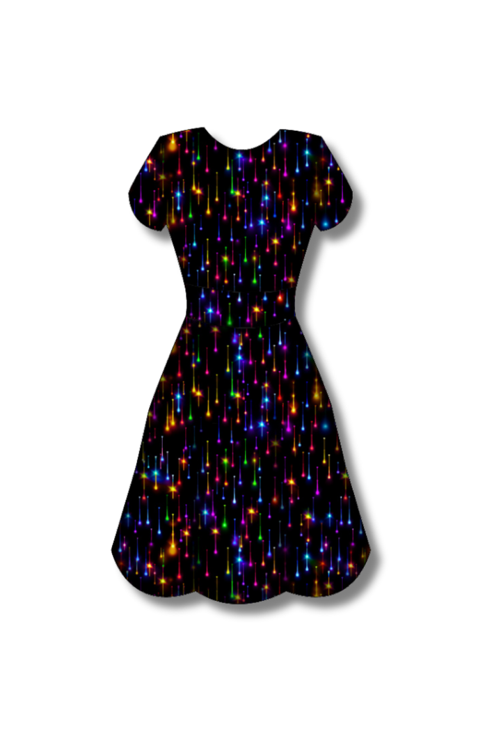 PREORDER - Maeve Swing Dress - Twinkle All the Way - Estimated dispatch date 29th of October