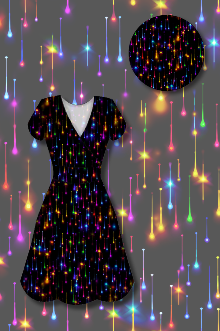 PREORDER - Maeve Swing Dress - Twinkle All the Way - Estimated dispatch date 29th of October