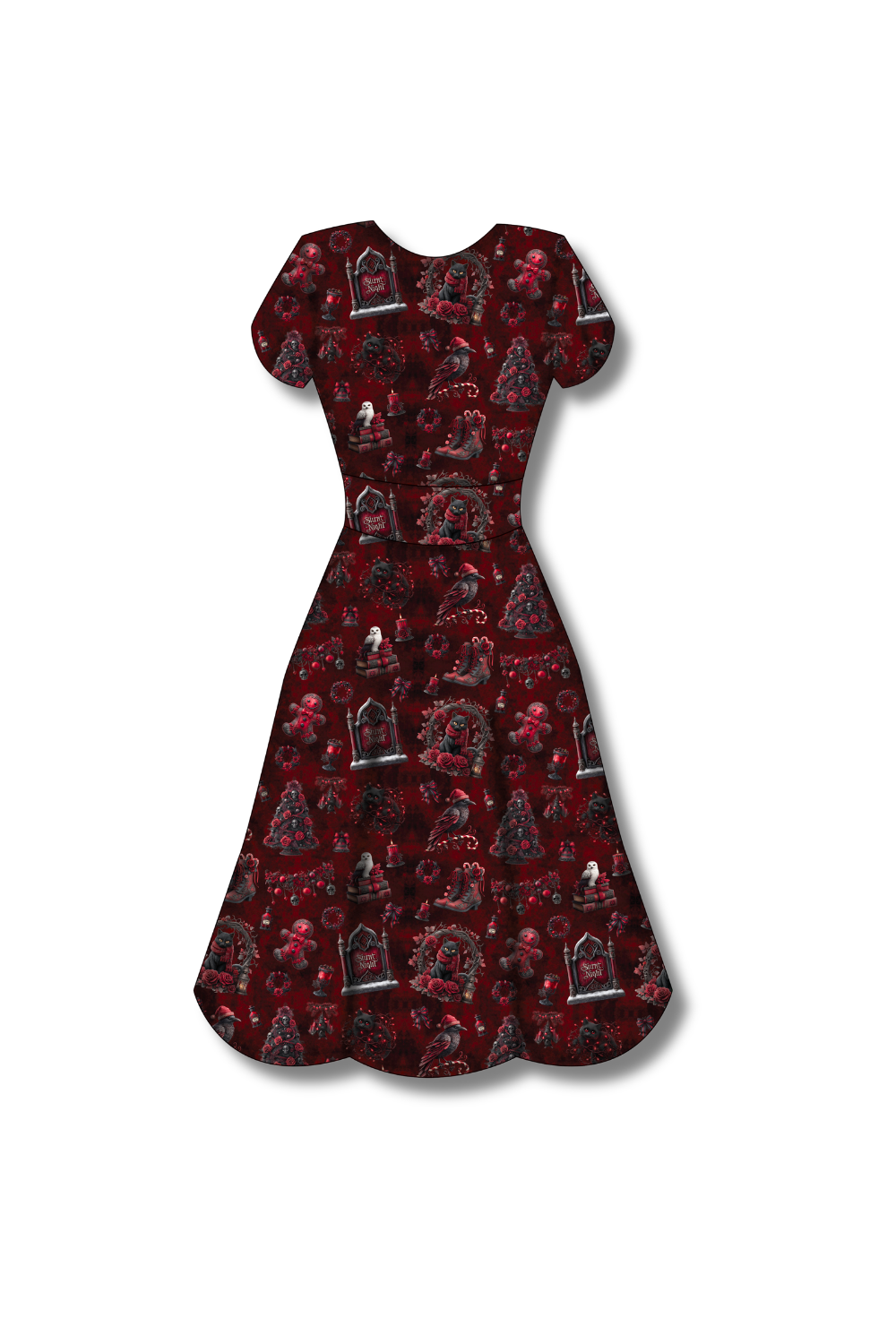 PREORDER - Mimi Swing Dress - Not So Silent Night - Estimated dispatch date 29th of October