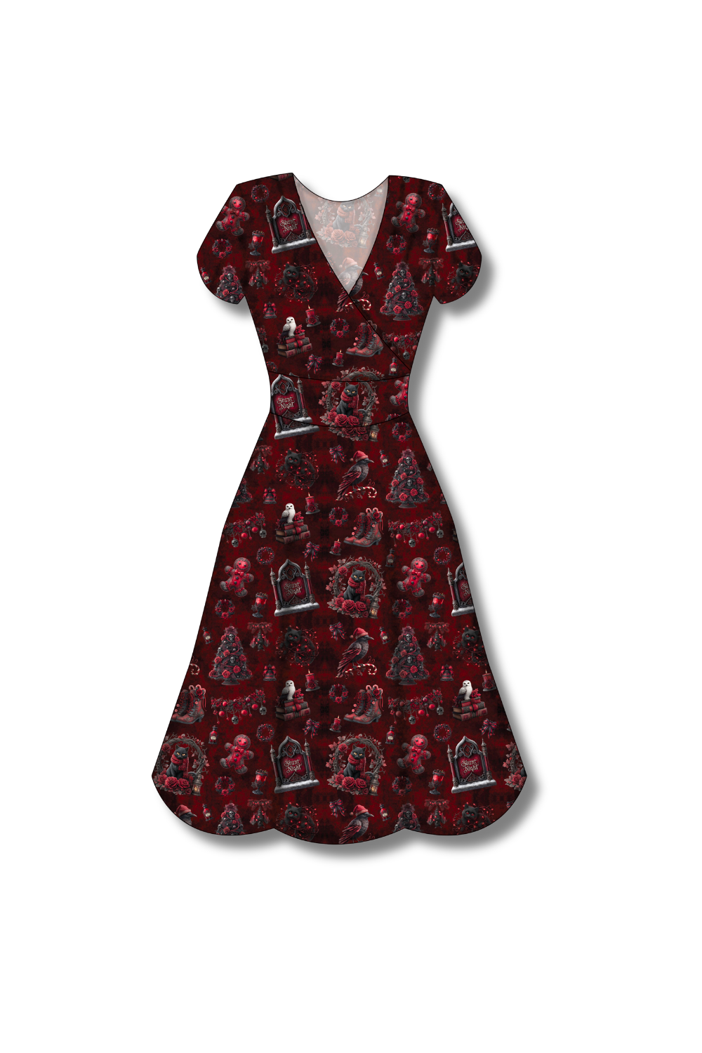 PREORDER - Mimi Swing Dress - Not So Silent Night - Estimated dispatch date 29th of October