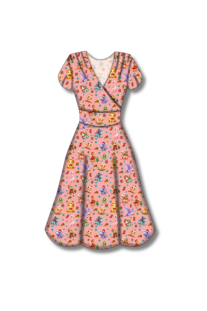 PREORDER - Mimi Swing Dress - Jurassic Jingles - Estimated dispatch date 29th of October