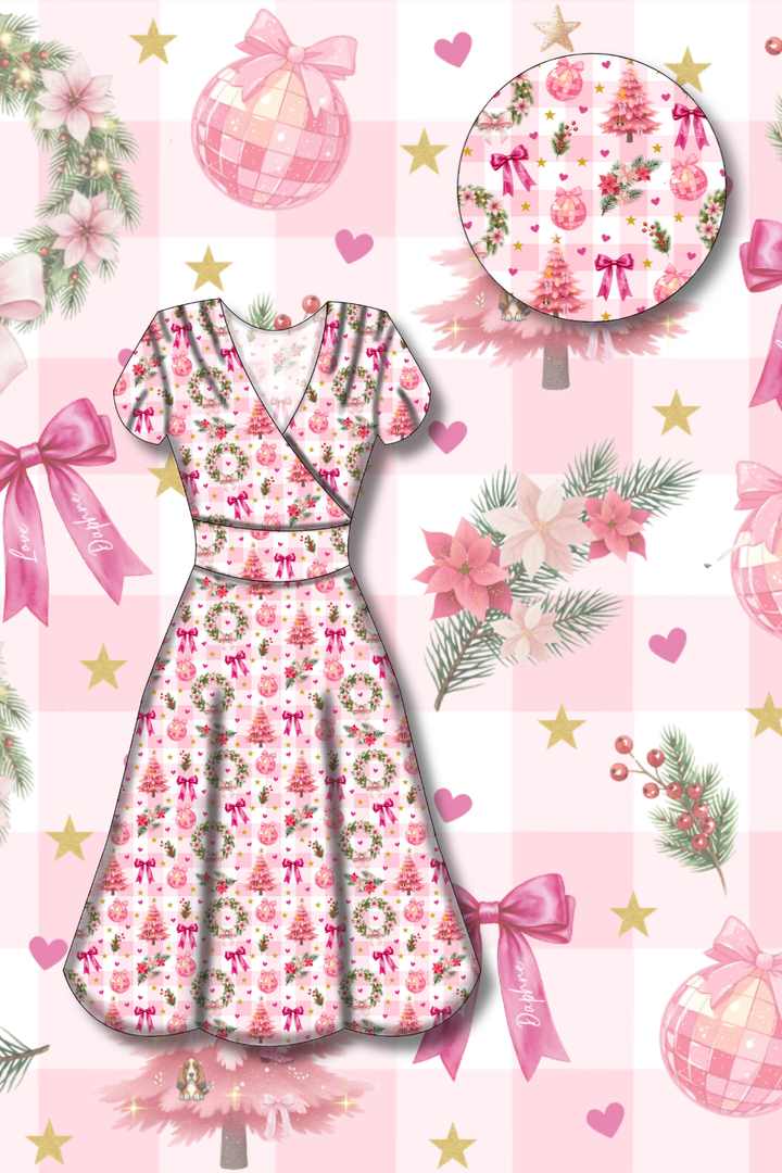 LIMITED EDITION - Mimi Swing Dress - A Love Daphne Pinkmas - Estimated dispatch date 29th of October