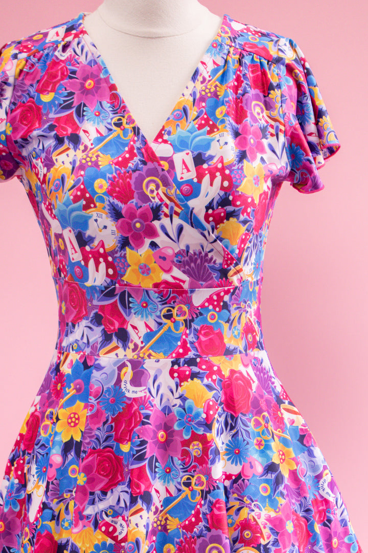 Mimi Swing Dress - Rosy Wonderland