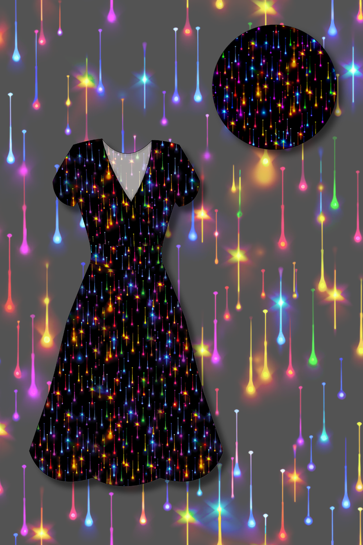 PREORDER - Mimi Swing Dress - Twinkle All the Way - Estimated dispatch date 29th of October