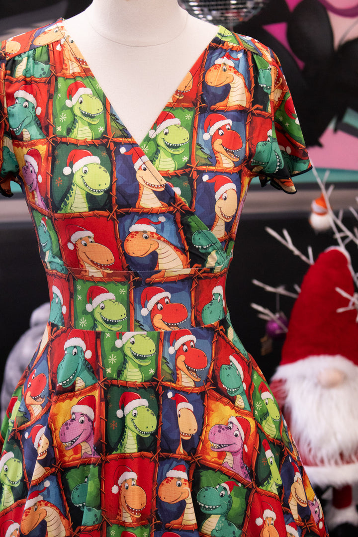 INSTOCK - Mimi Swing Dress - Dino's First Christmas