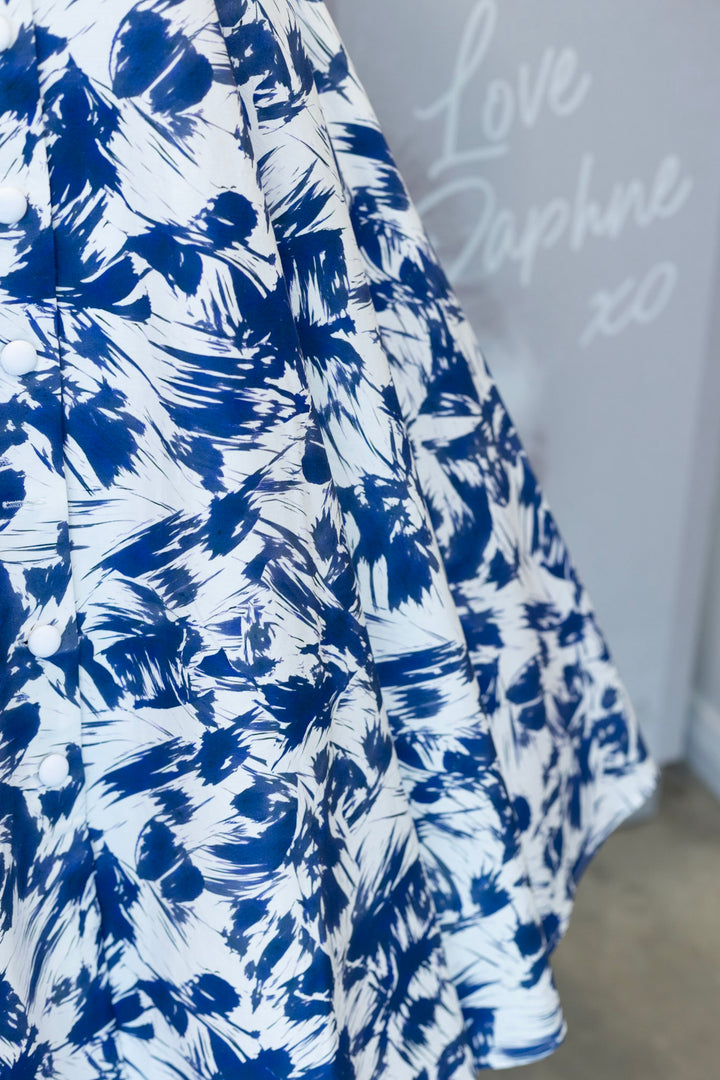 PREORDER - Mollie White Nautical Shirt Dress - Expected dispatch 7th of July