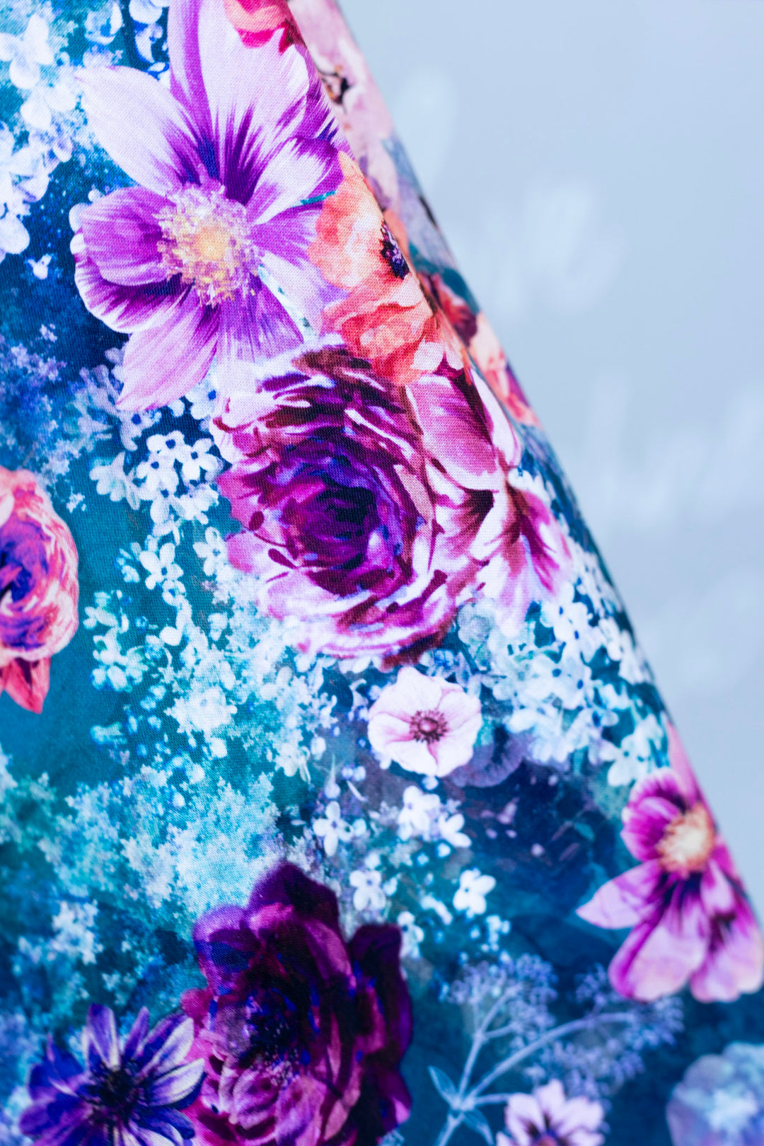 Moody Floral Vintage Dress