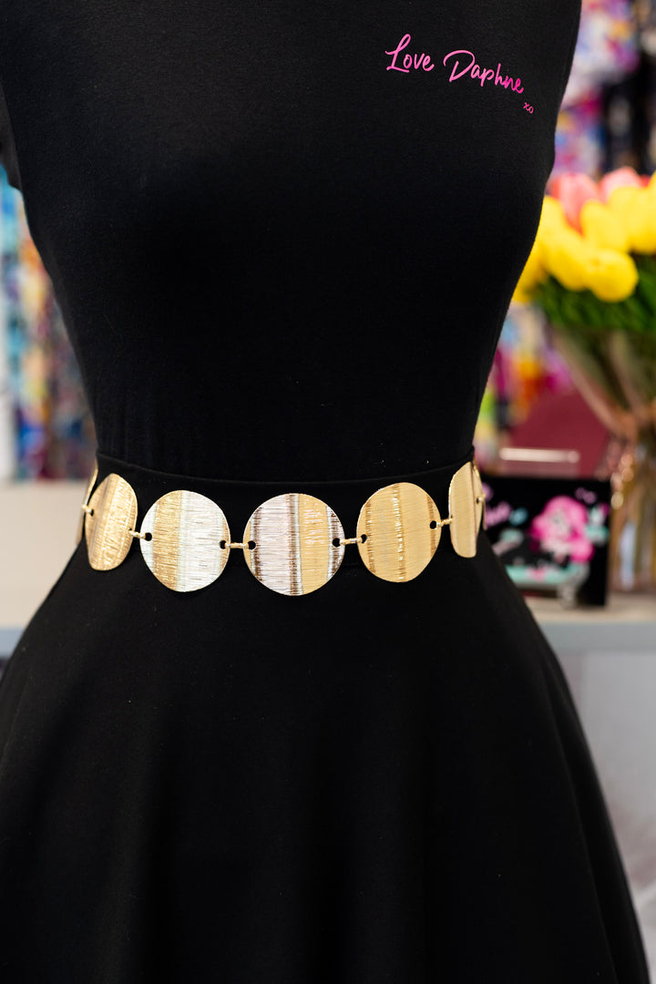 Multi Chain Belt - Gold