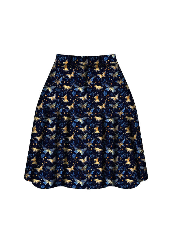 Nellie Skater Skirt - Twilight Flutter - Preorder for dispatch 9th September