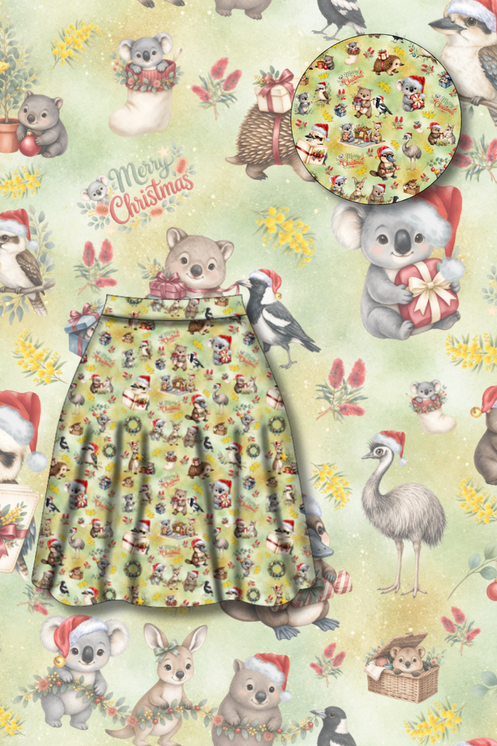 PREORDER  - Nellie Skater Skirt -  Aussie Bush Buddies - Estimated dispatch date 5th of November