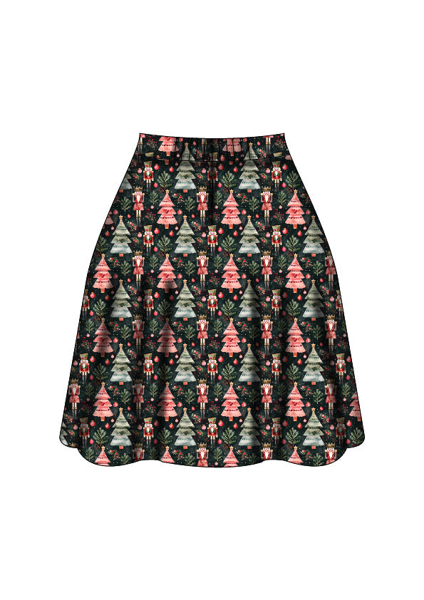 Nellie Skater Skirt - Christmas Nutcracker - Preorder for dispatch 28th of October