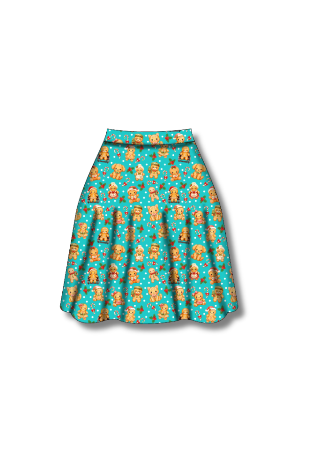 PREORDER  - Nellie Skater Skirt -  Gingerbread Cheer - Estimated dispatch date 5th of November