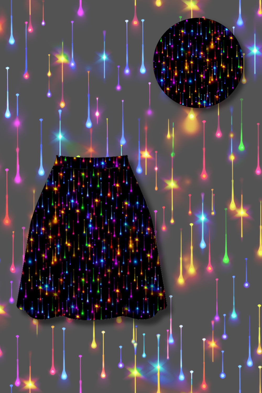 PREORDER  - Nellie Skater Skirt -  Twinkle All the Way - Estimated dispatch date 5th of November