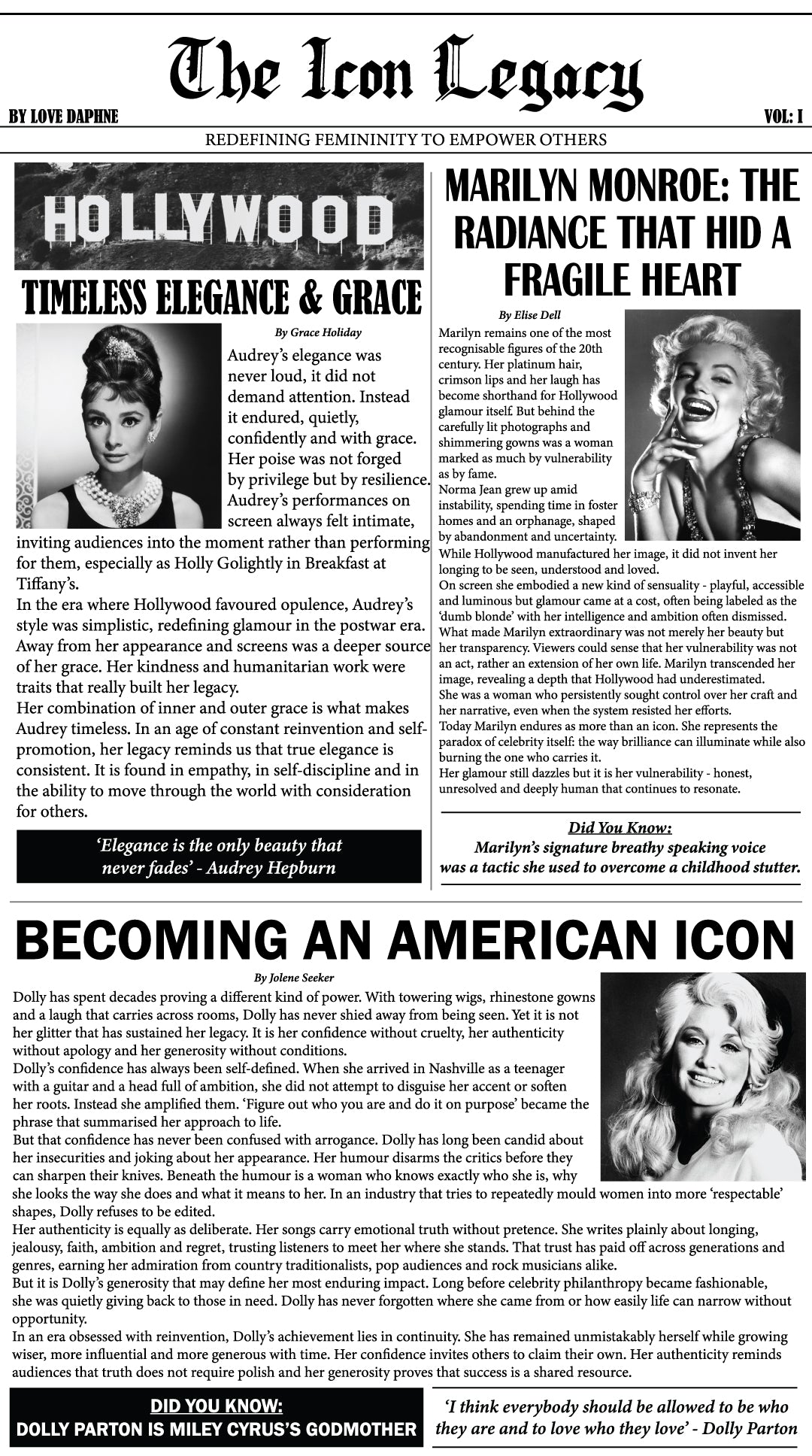 Maeve Swing Dress - Hollywood Icons Vol.1