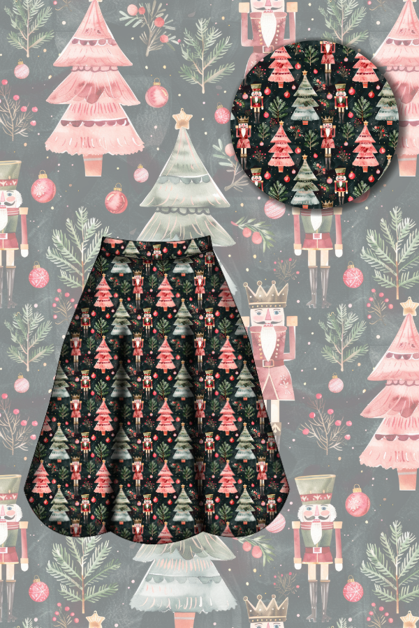 Eden Skirt - Christmas Nutcracker - Preorder for dispatch 28th of October