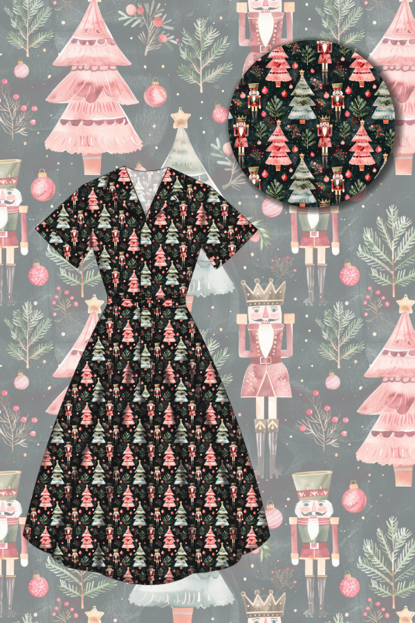 Peggy Swing Dress - Christmas Nutcracker - Preorder for dispatch 28th of October