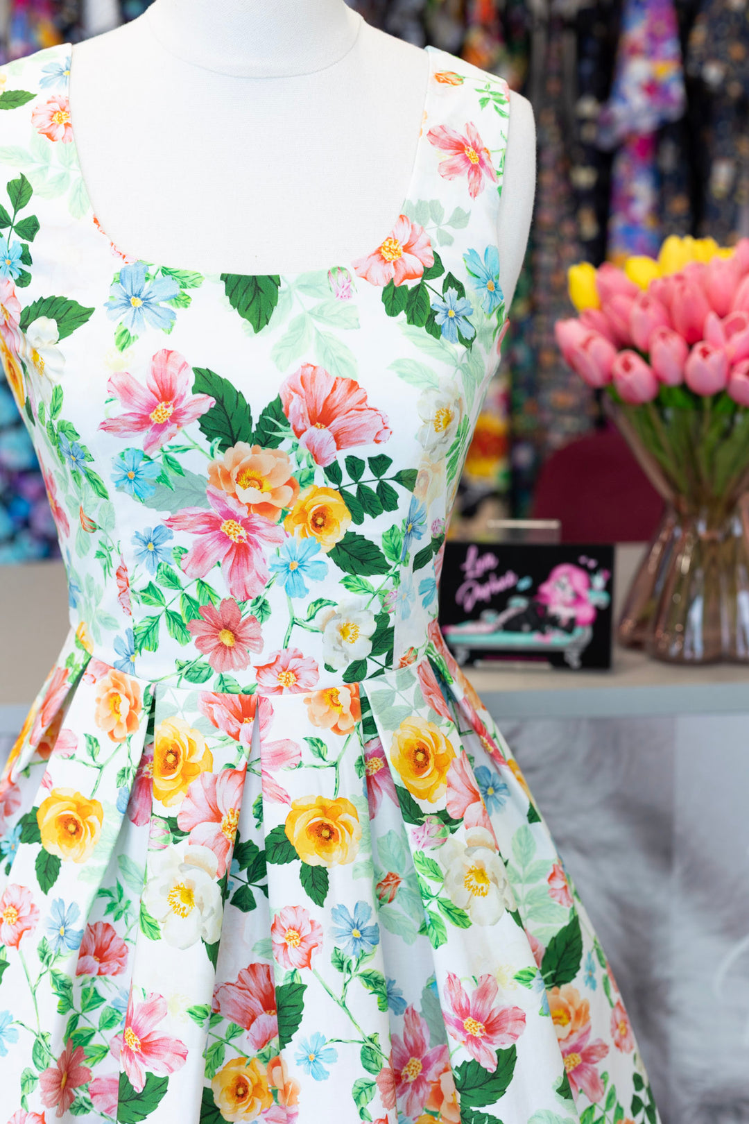 PRE-ORDER - Ophelia Ivory Vintage Garden Dress - Expected dispatch 7th of July