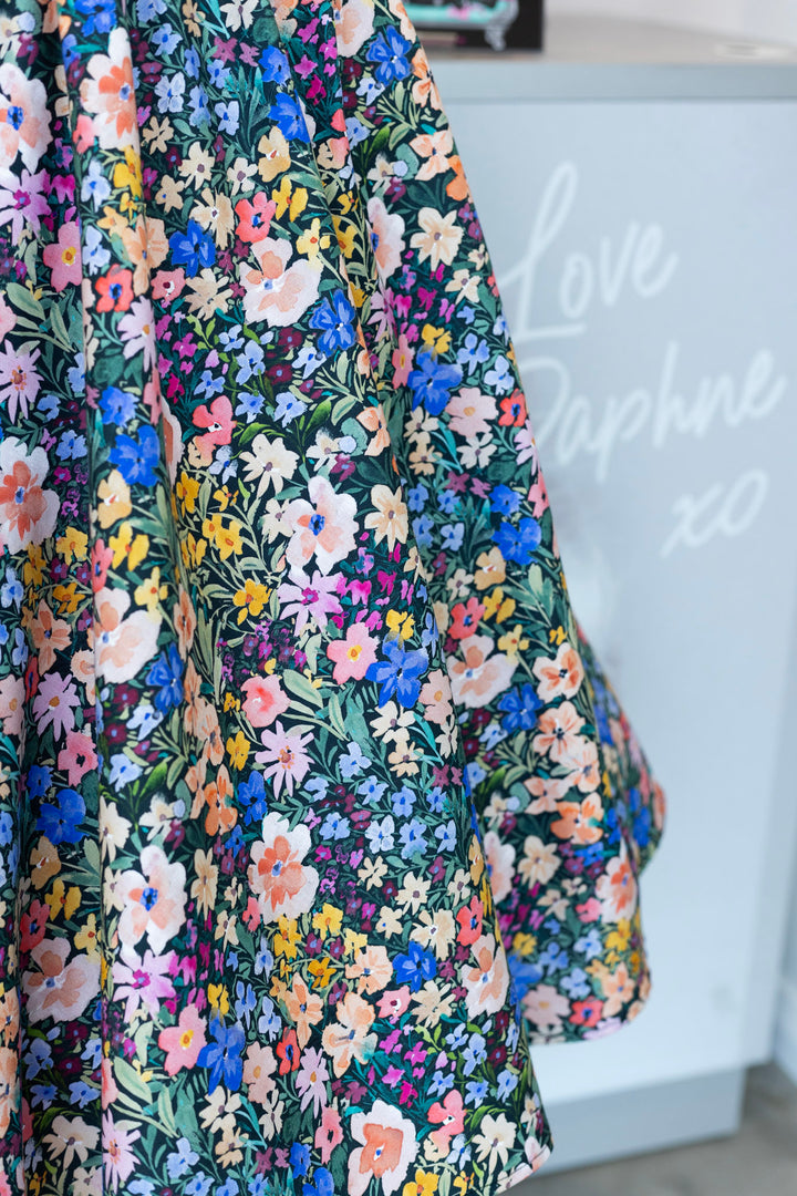 Painted Floral Greta Dress
