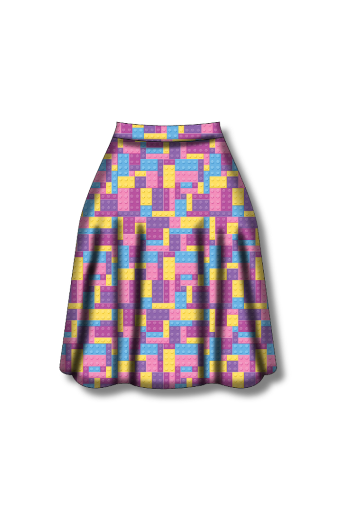 PREORDER - Iris Swing Skirt - Building Joy Pastel - Estimated dispatch date 7th of October
