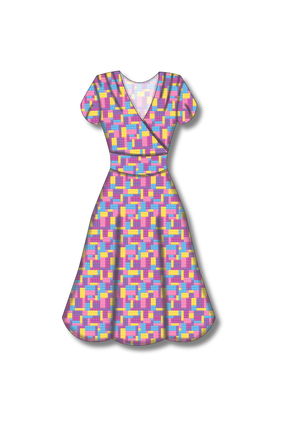 PREORDER - Mimi Swing Dress - Building Joy Pastel - Estimated dispatch date 7th of October