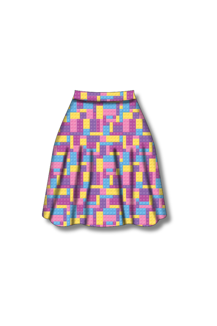 PREORDER  - Nellie Skater Skirt -  Building Joy Pastel - Estimated dispatch date 7th of October