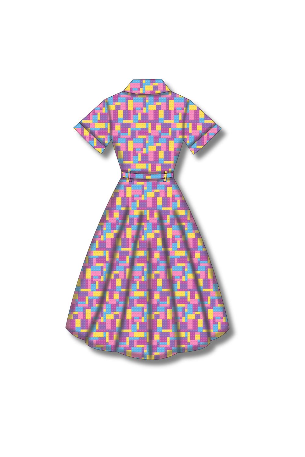 PREORDER - Peggy Swing Dress - Building Joy Pastel - Estimated dispatch date 7th of October