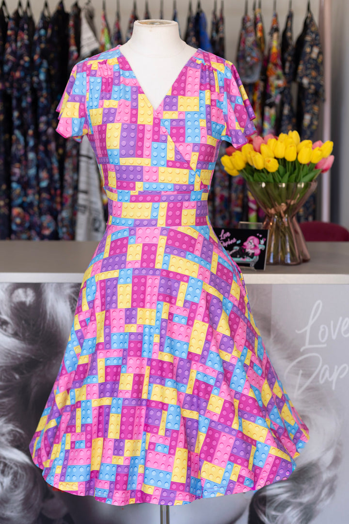 Maeve Swing Dress - Building Joy Pastel