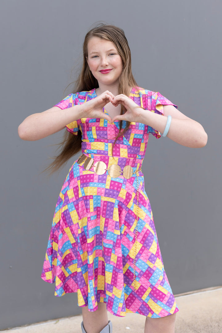 Maeve Swing Dress - Building Joy Pastel