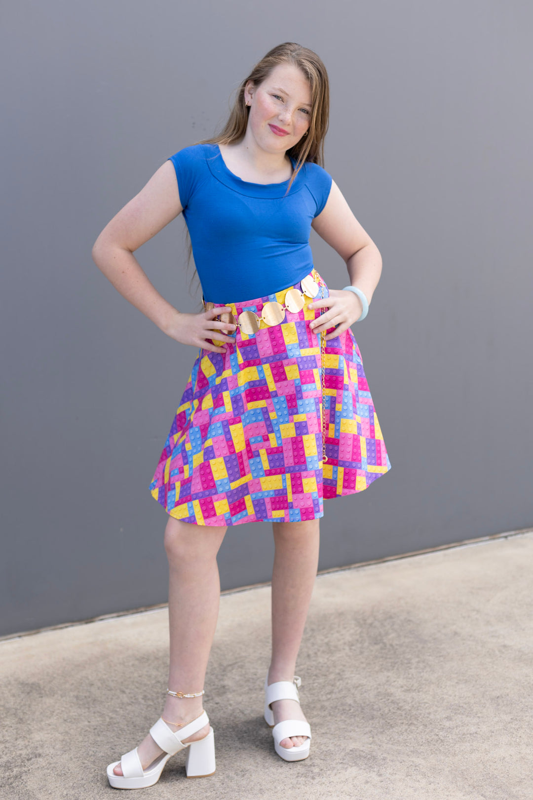 Nellie Skater Skirt - Building Joy Pastel