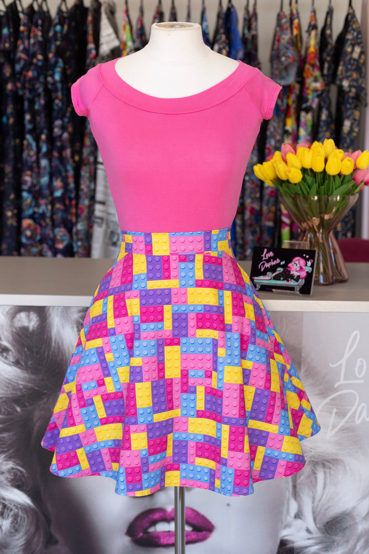 Nellie Skater Skirt - Building Joy Pastel