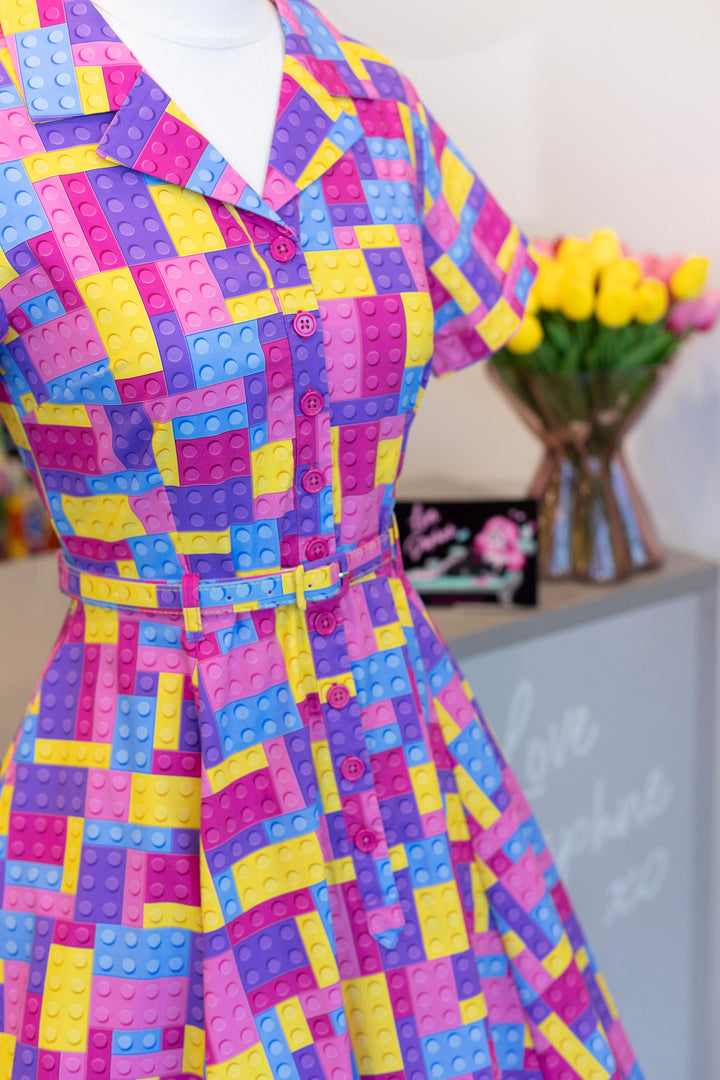 Peggy Swing Dress - Building Joy Pastel