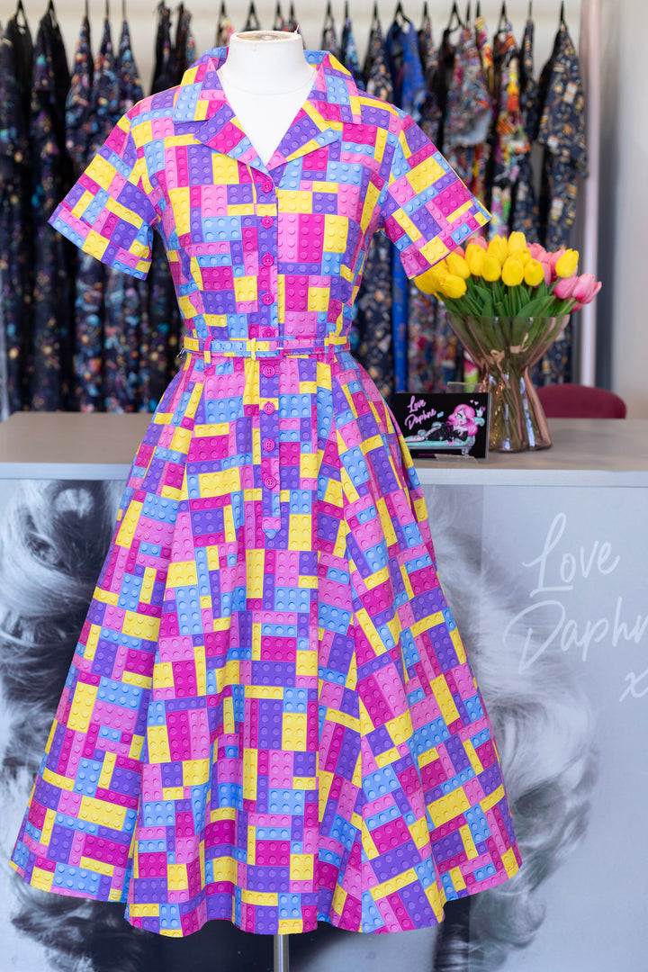 Peggy Swing Dress - Building Joy Pastel