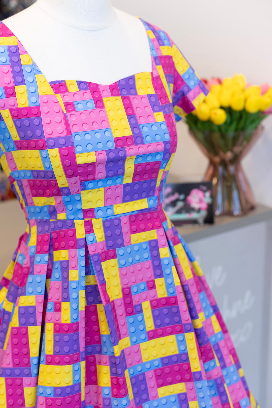 Pixie Sweetheart Dress - Building Joy Pastel
