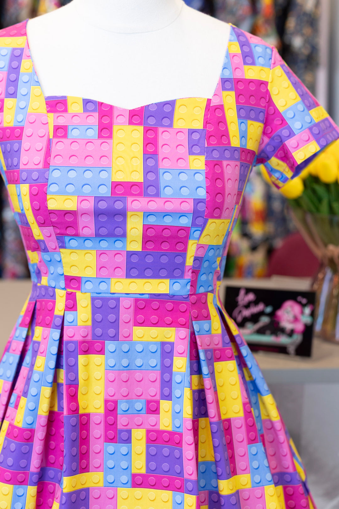 Pixie Sweetheart Dress - Building Joy Pastel