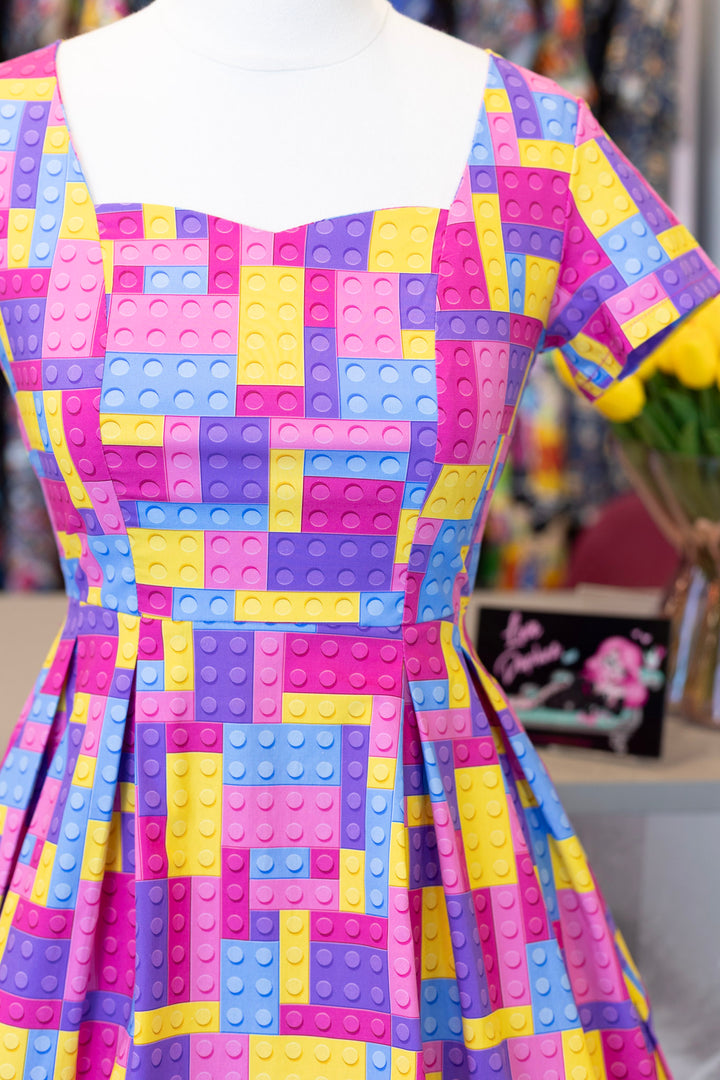 Pixie Sweetheart Dress - Building Joy Pastel