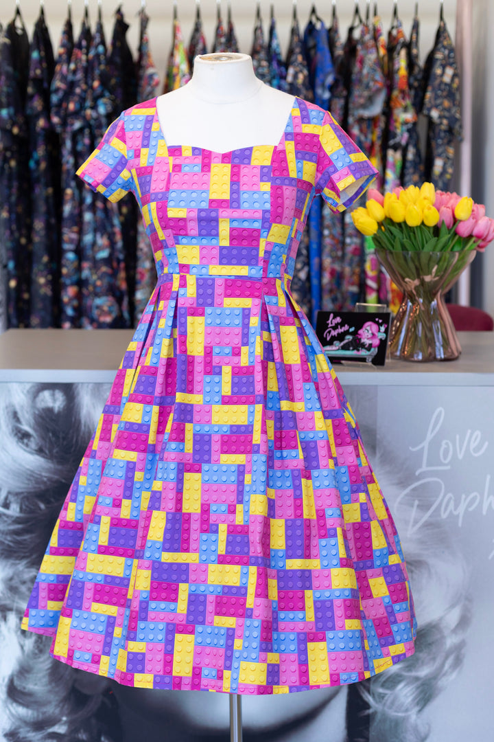 Pixie Sweetheart Dress - Building Joy Pastel