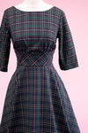 Peebles 50's Dress - Green - Preorder for dispatch 12th May