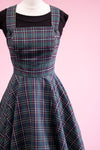 Peebles Pinafore Dress - Green - Preorder for dispatch 12th May