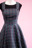 Peebles Pinafore Dress - Green - Preorder for dispatch 12th May