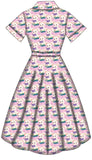 Peggy Swing Dress in Purple Bunny - Preorder for dispatch 27th March