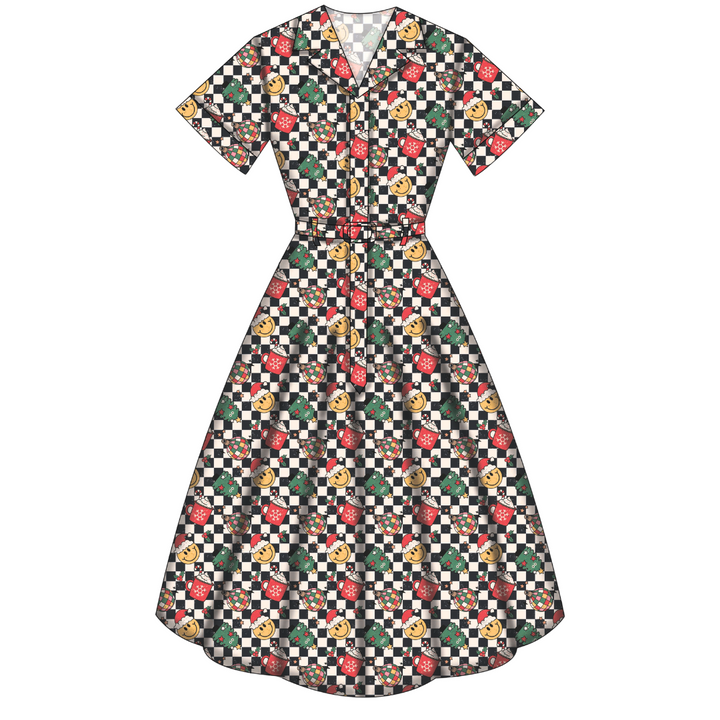 Peggy Swing Dress - Retro Christmas - Preorder for dispatch 28th of October